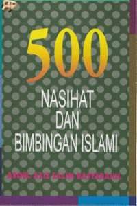 Image of 500 Nasihat dan Bimbingan Islami