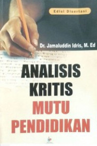 Image of Analisis Kritis Mutu Pendidikan