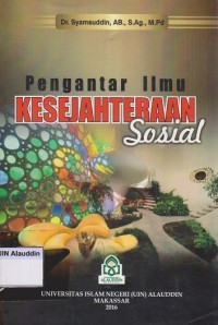 Image of Pengantar ilmu kesejahteraan sosial
